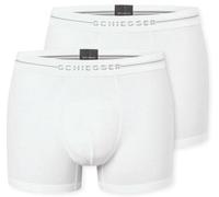 Schiesser 2P Cotton Flex Trunks Weiß Baumwolle Medium Herren