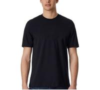 Schiesser 2P Essentials American T-shirts Round Neck Schwarz Baumwolle XX-Large Herren
