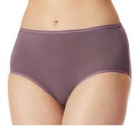 Schiesser 2P Modal Essentials Midi Briefs Lila/Schwarz Baumwolle 42 Damen