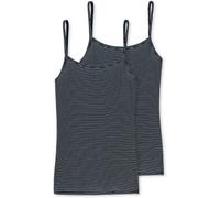 Schiesser 2P Modal Essentials Spaghetti Strap Tops Dunkelblau 40 Damen