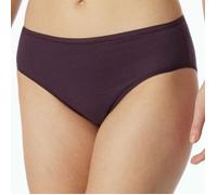 Schiesser 2P Organic Cotton Lace Rio Slip Lila/Schwarz Baumwolle 38 Damen