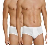 Schiesser 2P Original Classics Double Rib Briefs Weiß Baumwolle XX-Large Herren