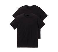 Schiesser Unterhemd »Herren American T-Shirt 2er Pack - 1/2 Arm,«, Schwarz SIZE,2XL|3XL|M|S|XL