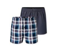 Schiesser 2er-Set: Boxershorts in Dunkelblau - Größe 152 | Herren Waesche