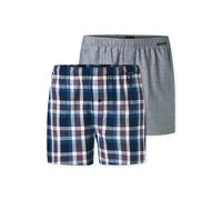 Schiesser Herren 2 Pack Boxershorts Baumwolle Web Multipack - Webboxer, Sortiert 3_183215, 7