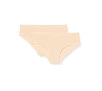 Schiesser Damen Hipster Panty Bio-Baumwolle 95/5 Beige 2er Pack Größe 34
