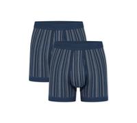 Schiesser Herren kurze Hose 2er-Pack Dunkelblau Größe 5 EU