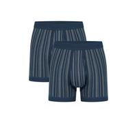 Schiesser Unterhose kurz mit Eingriff Original Classics Feinripp 172695 2er Pack Dunkelblau Gr. 9