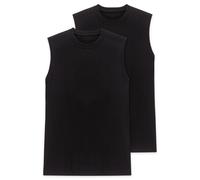 Schiesser Herren Muscle Shirt ohne Arm 0/0 Doppelpack Box - 228010, Größe Herren:M, Farbe:schwarz