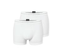 Schiesser 2P Cotton Flex Trunks Weiß Baumwolle Large Herren