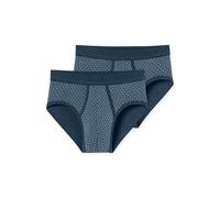 Schiesser Sportslip Classic mit Eingriff Indigo 2er-Pack Größe 7