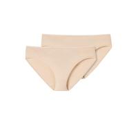 Schiesser Tai-Slip 95/5 – Bio-Baumwolle 95%/5% Elasthan, mit flachen Nähten – Beige Gr. 38