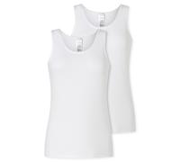 SCHIESSER - 2PACK Trägertop weiss - Gr. - 40