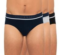 Schiesser Herren 3 Pack Slips Bio Baumwolle Multipack - 95/5 Organic, Sortiert 4_179571, 4/ S