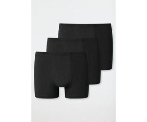 Schiesser 3er Pack Herren Panty Organic Cotton 95/5 Schwarz L