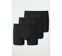 Schiesser 3er Pack Herren Panty Organic Cotton 95/5 Schwarz M