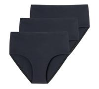 Schiesser 3er Pack Invisible Soft - Damen - Maxi Slip - Unterhose - Lasercut-Abschlüsse