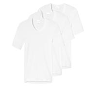 Schiesser 3er Pack Original Classics Feinripp - Herren - Unterhemd/Shirt Kurzarm - Unterwäsche