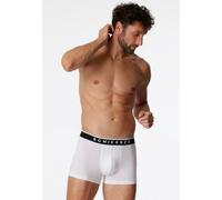 Schiesser Unterwäsche Boxershorts 95/5 Webgummibund weiss Herren - 3 Stück, Größe 4