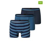 Schiesser 3er-Set: Boxershorts in Dunkelblau - Größe 176 | Herren Waesche