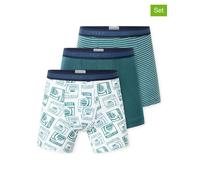 Schiesser Jungen 3 PACK Unterwäsche Boxershorts - 95/5 Organic Bio Baumwolle - Größe 92 bis 162