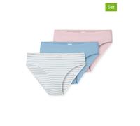 Schiesser Mädchen 3 Pack Unterwäsche Slips - 95/5 Organic Bio Baumwolle - Größe 140 bis 176