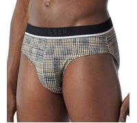 Schiesser 3P 95-5 Organic Cotton Briefs, Rio 3-pack Schwarz Beige Baumwolle Large Herren