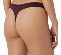 Schiesser 3P 95-5 Organic Cotton Thong Rot/Schwarz Ökologische Baumwolle 42 Damen