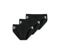 Schiesser Herren 3 PACK Slip Softbund und Streifen Baumwolle - 95/5