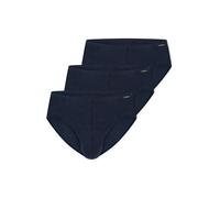 Schiesser Herren 3 PACK Slips mit weichem Bund - Essentials, dunkelblau_205221, 7/ XL
