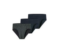 Minislip SCHIESSER ""95/5"" Gr. 6, 901, 2x dunkelblau, 1x blau, gemustert Herren Unterhosen (96195250-6) 901, 2x dunkelblau, 1x blau, gemustert