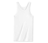 Schiesser 4 Herren Unterhemd Sportjacke Cotton Basic Doppelripp Essential - Weiß: Größe: 7 (Gr. XL)