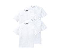Schiesser American T-Shirt Rundhals Doppelpack Uni weiß 008150/100 Größe XXXL