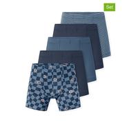 Schiesser Jungen 5 Pack Boxershort Unterhosen - 95/5 Organic Bio Baumwolle - Größe 92 bis 140