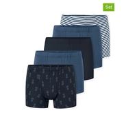 Schiesser 5er-Set: Boxershorts in Dunkelblau - Größe 176 | Kinder Waesche