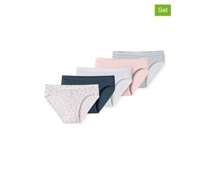 Schiesser 5er-Set: Slips in Dunkelblau - Größe 104 | Damen Unterteile