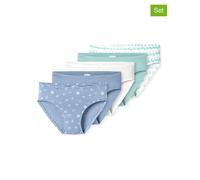 Schiesser Mädchen 5 Pack Slips Unterhosen - 95/5 Organic Bio Baumwolle - Größe 92 bis 140