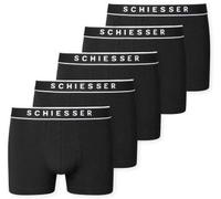 Schiesser 5P 95-5 Organic Cotton Short Schwarz Baumwolle Medium Herren