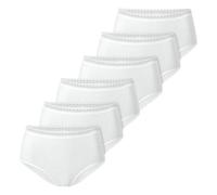 SCHIESSER - 6er Pack - Größe L - weiß