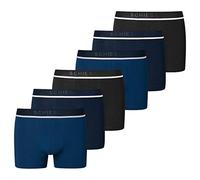 Schiesser 6er Pack Herren 95/5 Cotton Retro Pant Boxer Short Unterhosen | Bequemer Logo-Webgummibund für perfekten Sitz Elastisches Material ohne Eingriff