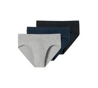 Schiesser Herren 3 Pack Unterwäsche Mit Weichem Bund Bio Baumwolle - 95/5 Organic Slip, Sortiert_179572, S EU