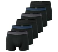 Schiesser - 95/5 Cotton - Retro Short/Pant - 6er Pack (5 Dunkelblau)