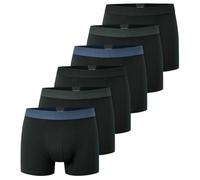 Schiesser - 95/5 Cotton - Retro Short/Pant - 6er Pack (5 Schwarz)