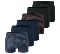 Schiesser - 95/5 Essentials - Retro Short/Pant - 6er Pack (8 Dunkelblau/schwarz)