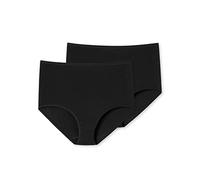 Schiesser Slip Damen Schwarz Größe 50
