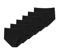 Schiesser Slip Damen Schwarz Größe 50