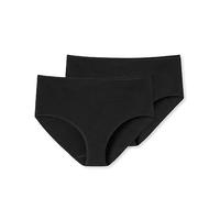 Schiesser Damen 2er Pack Midi schwarz 175996-000 - 48