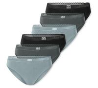 Schiesser - 95/5 Modern Cotton - Rio Slip - 6er Pack (46 Schwarz/grün)