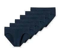 Schiesser - 95/5 Organic Cotton - Supermini Slip/Unterhose - 6er Pack (4 Dunkelblau)