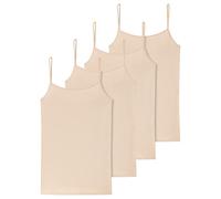 Schiesser - 95/5 Organic - Spaghetti-Top - 4er Pack (38 Sand)